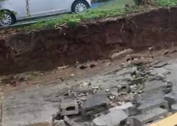 Se desploma pared de escuela en Sabana Perdida