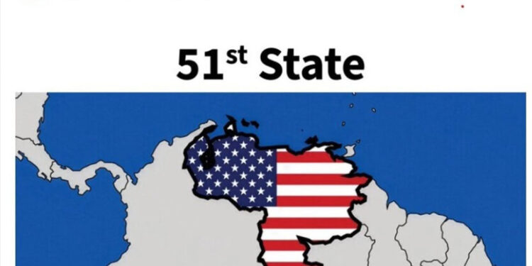 Trump publica mapa de Venezuela como “estado 51”