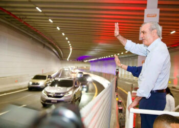 Abinader inaugura túnel de la Plaza de la Bandera