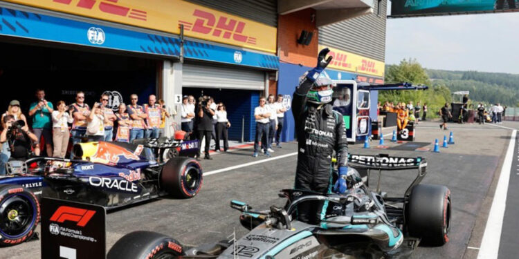 Antonelli logra la pole para el Gran Premio de Bélgica