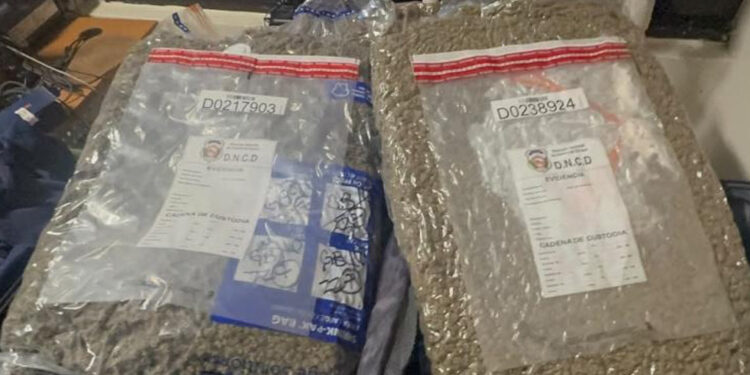 Ocupan 28 libras de marihuana en el AILA